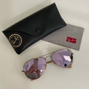 Ray ban mirrored sunglasses